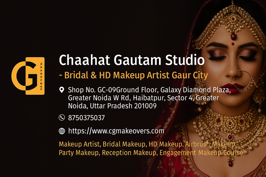 Cover photo of Chaahat Gautam Makeup Studio | Best Makeup Artist in Gaur City, Greater Noida | Bridal & Professional Makeup in Delhi NCR